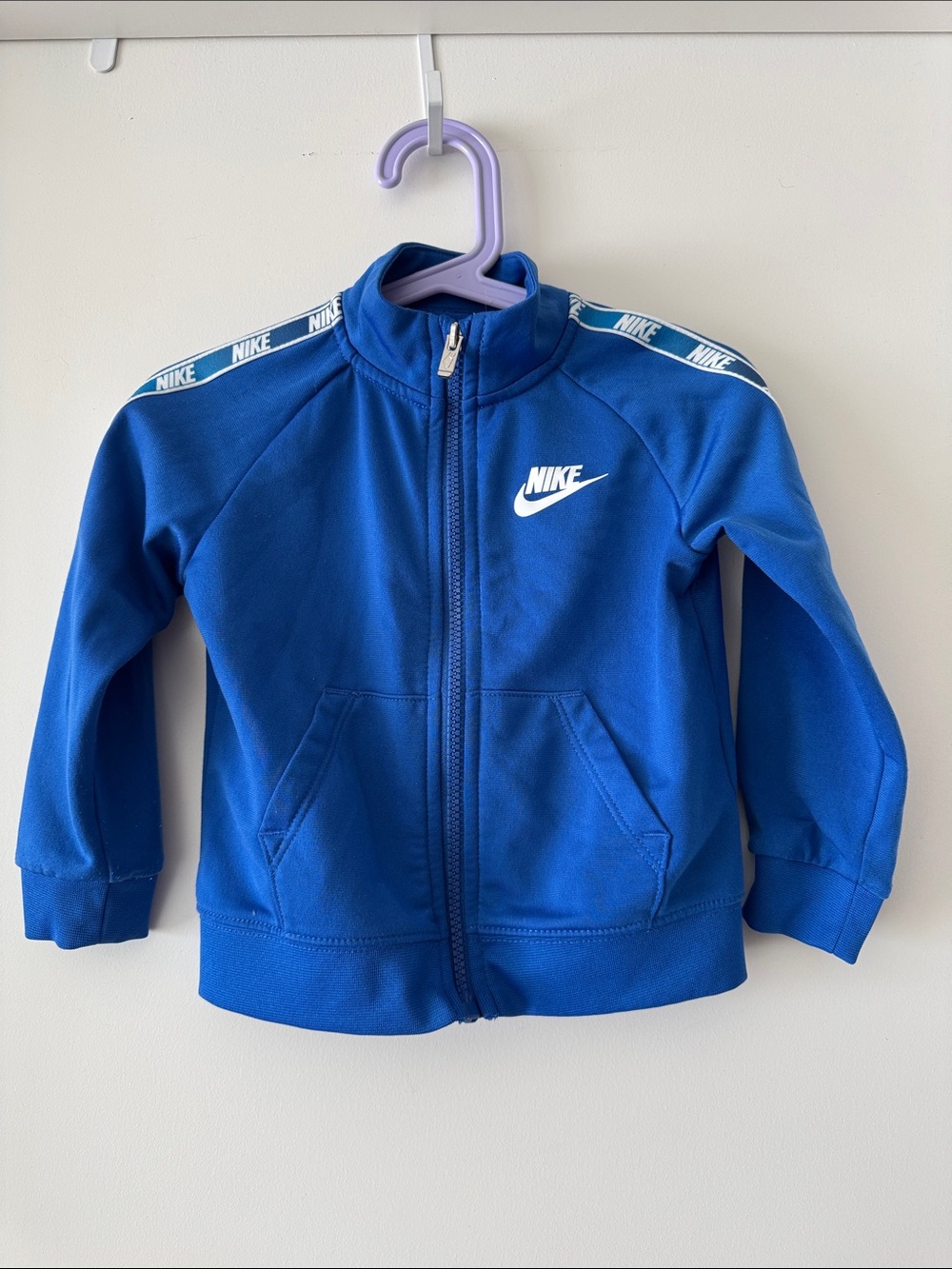 Nike Toddler 24M Blue Full Zip Track Jacket